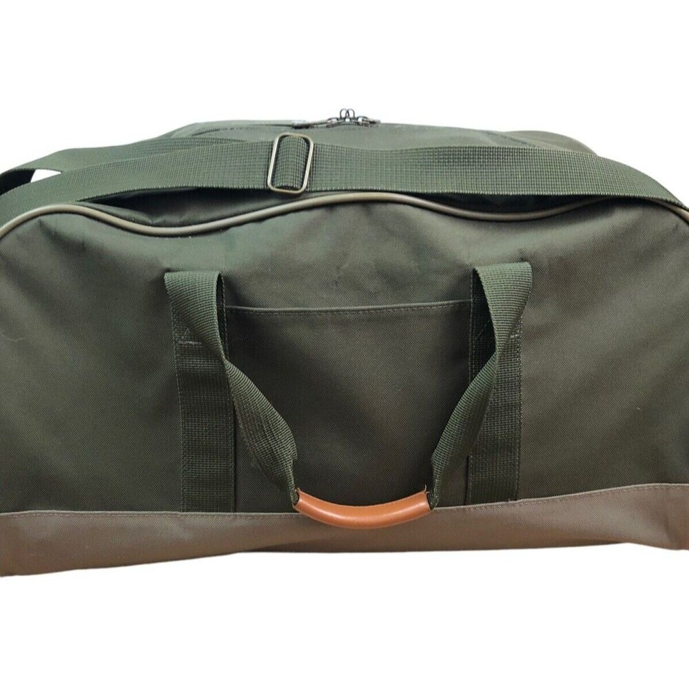 Hartmann Studio Lightweight Travel Bag Carry On H 21” Weekender Green Briefcase - Picture 3 of 11